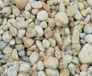 River stone landscape material